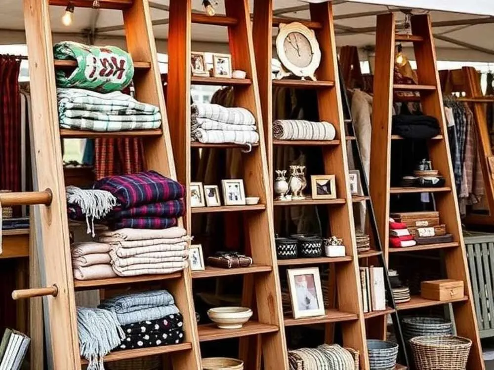 Ladder Shelf Product Display
