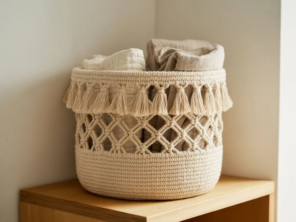 Macrame Storage Basket
