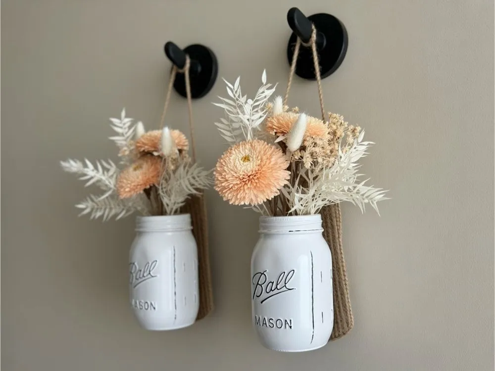 Mason Jar Wall Sconces