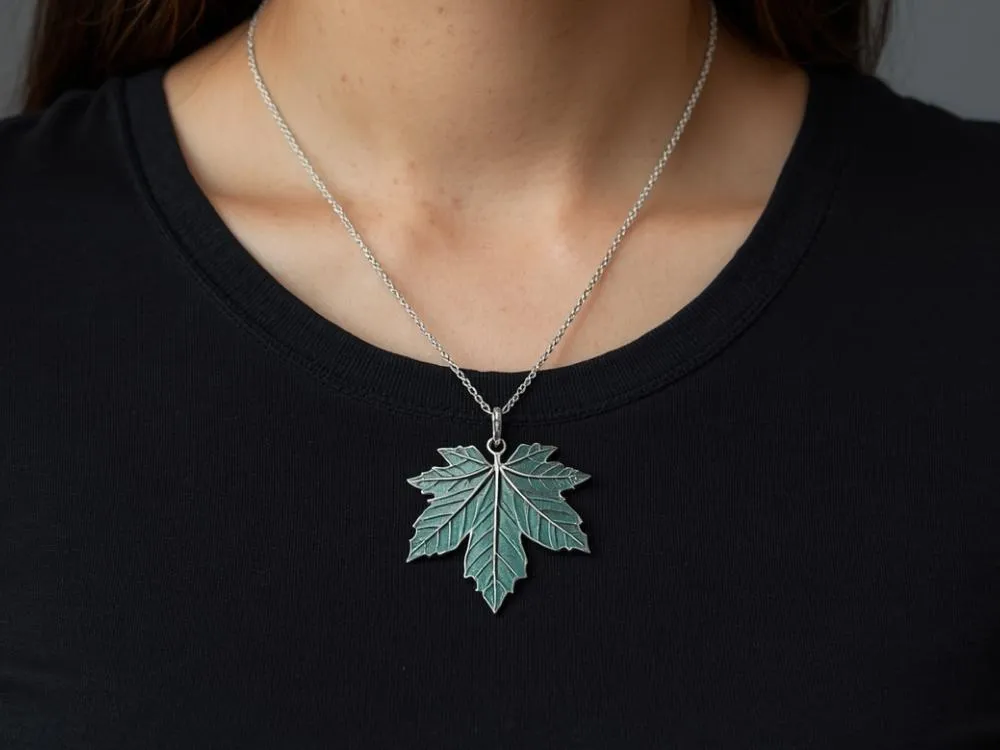Nature-Inspired Leaf Pendant
