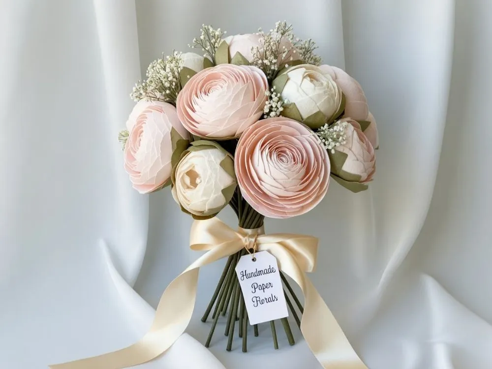 Paper flower bouquet
