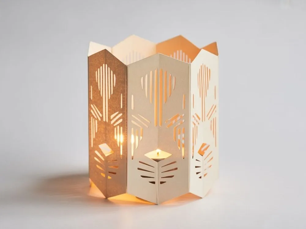 Paper Tea Light Lantern Sleeve