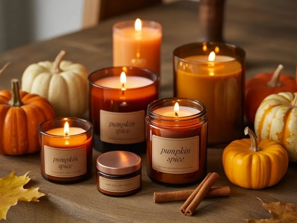 Pumpkin Spice Candles