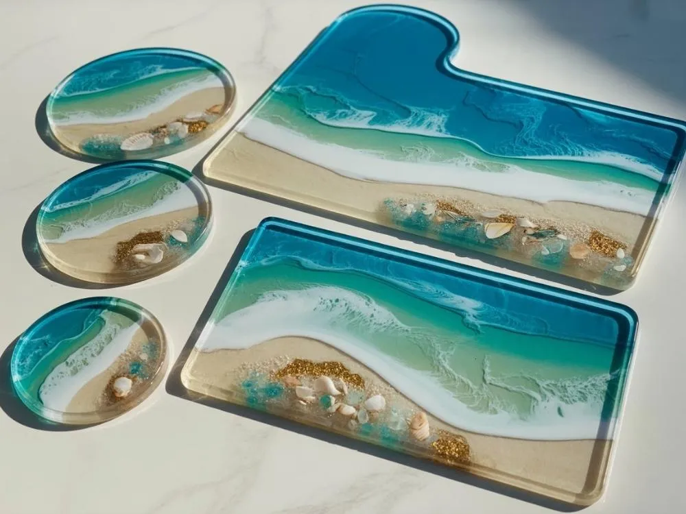 Resin Beach Art