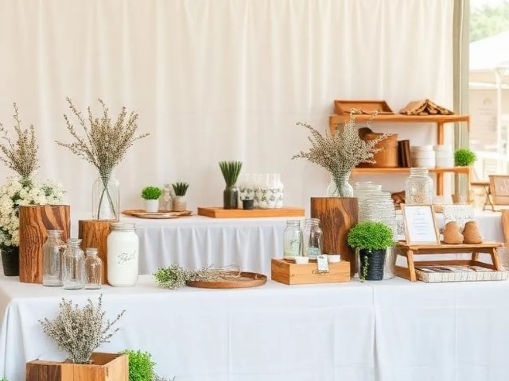 Rustic Farmhouse Booth Setup