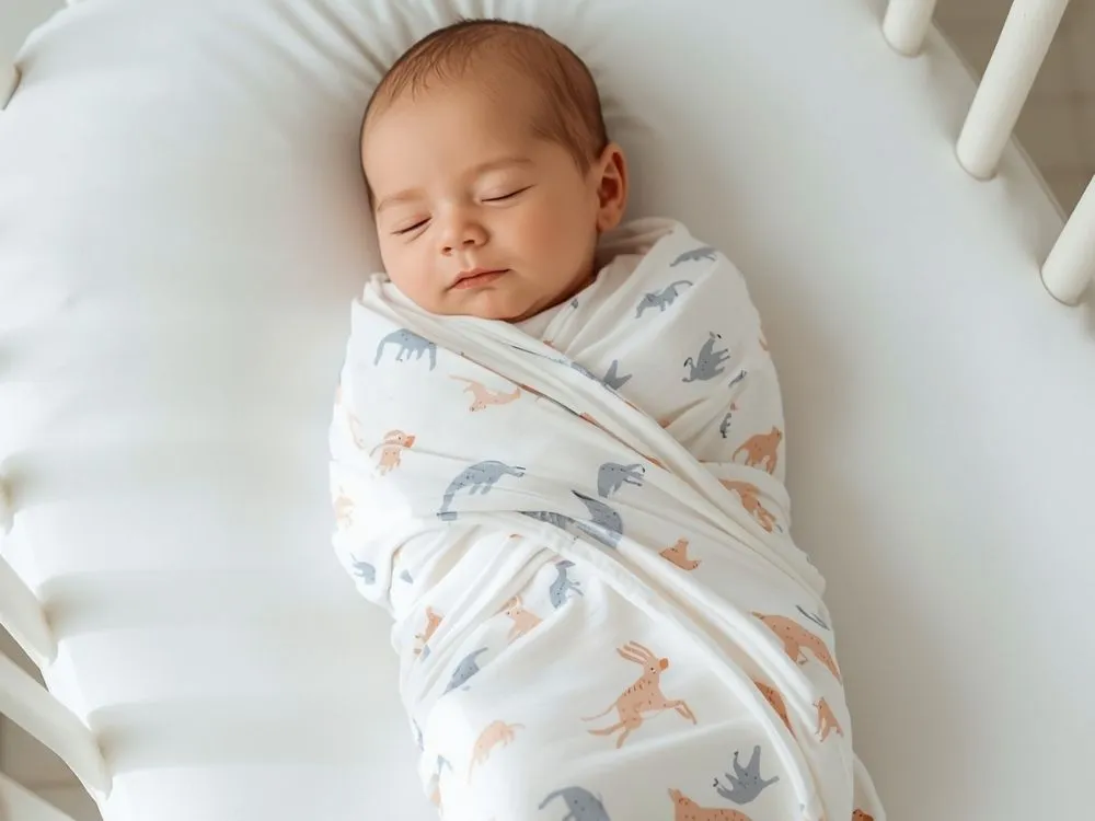 Sewn swaddle wrap