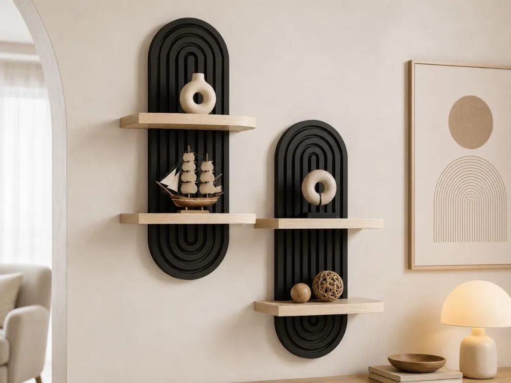 Arched Floating Shelf