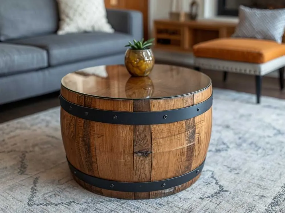 Barrel Coffee Table