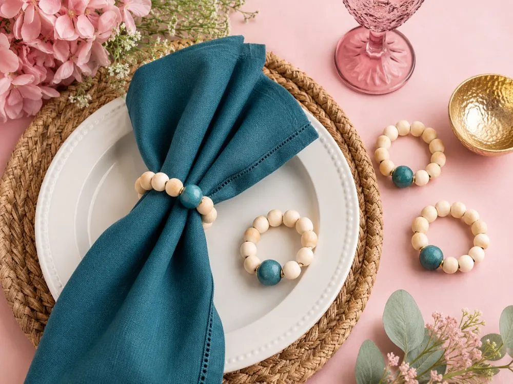 Beaded Picnic Napkin Ring