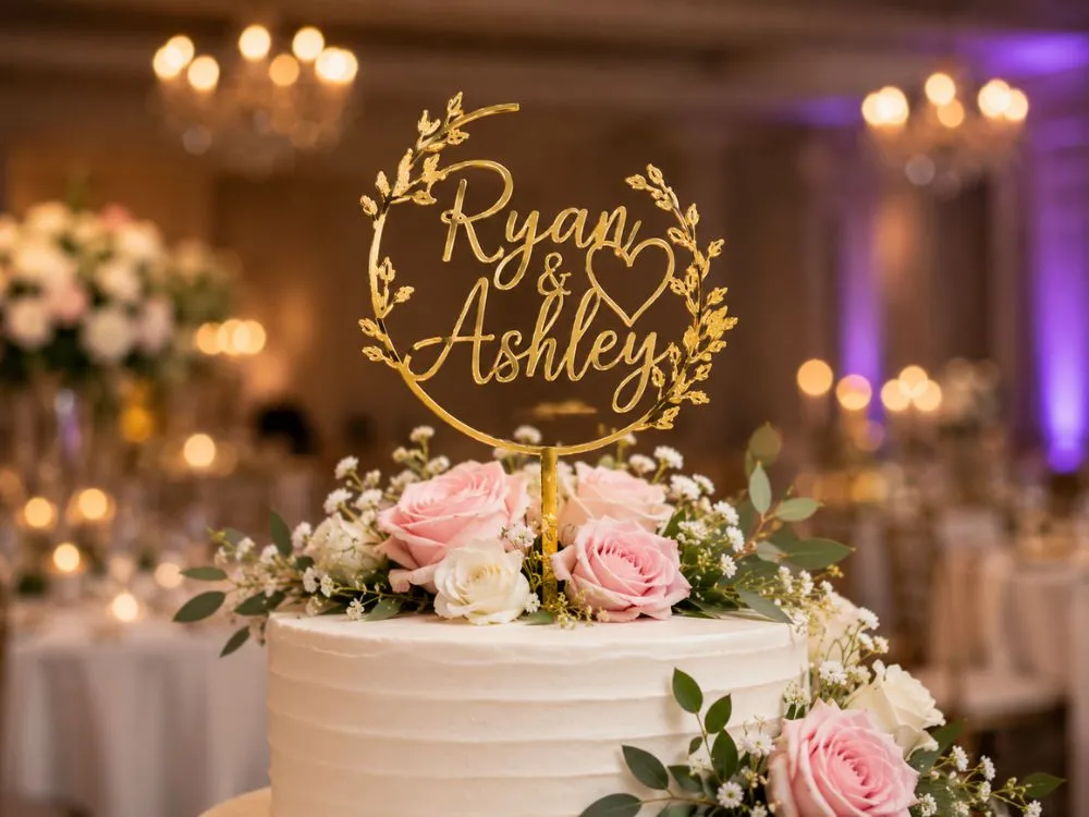 Custom Wedding Cake Topper