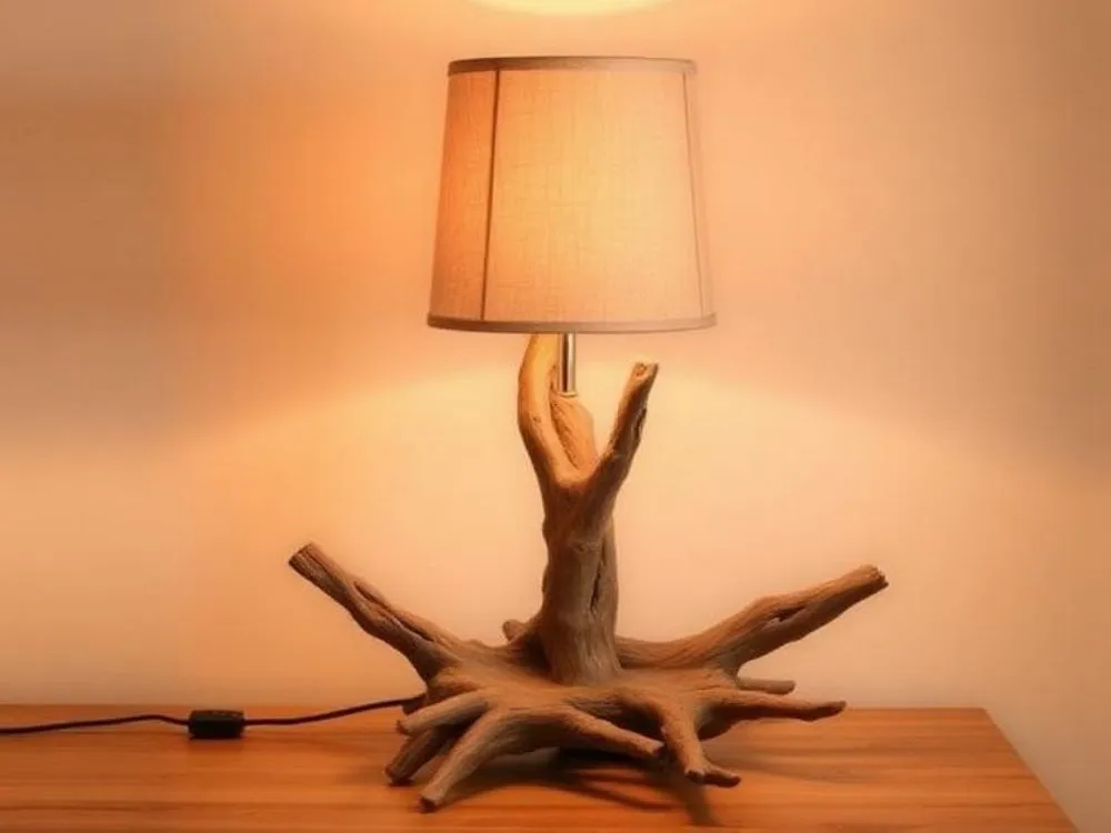 Driftwood Table Lamp