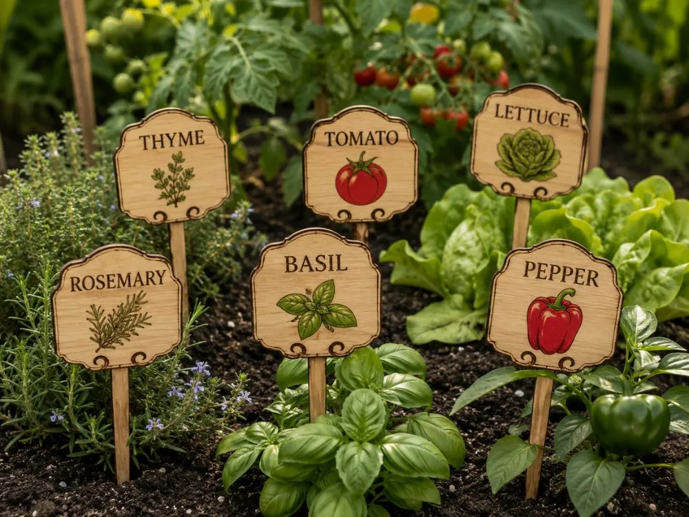 Garden Plant Label Signs