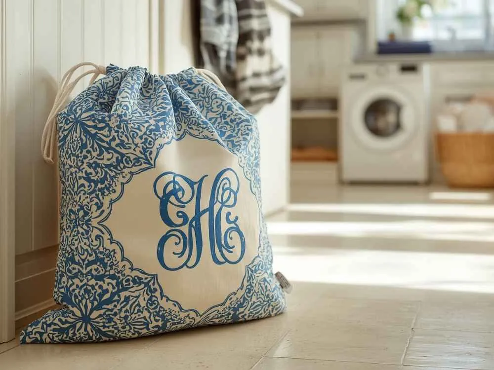 Handmade Fabric Laundry Bag