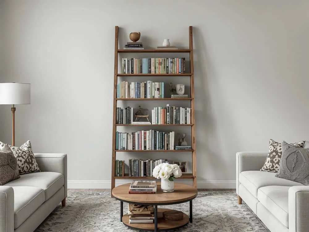 Ladder Bookshelf Display