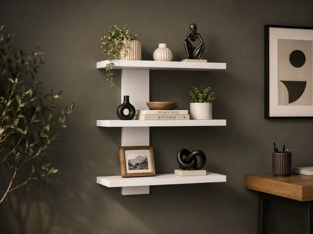 Layered Floating Shelf Set