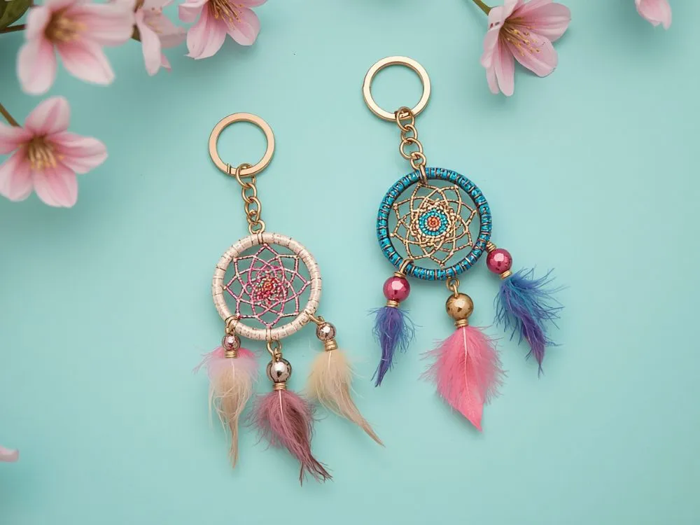 Mini Dreamcatcher Keychains