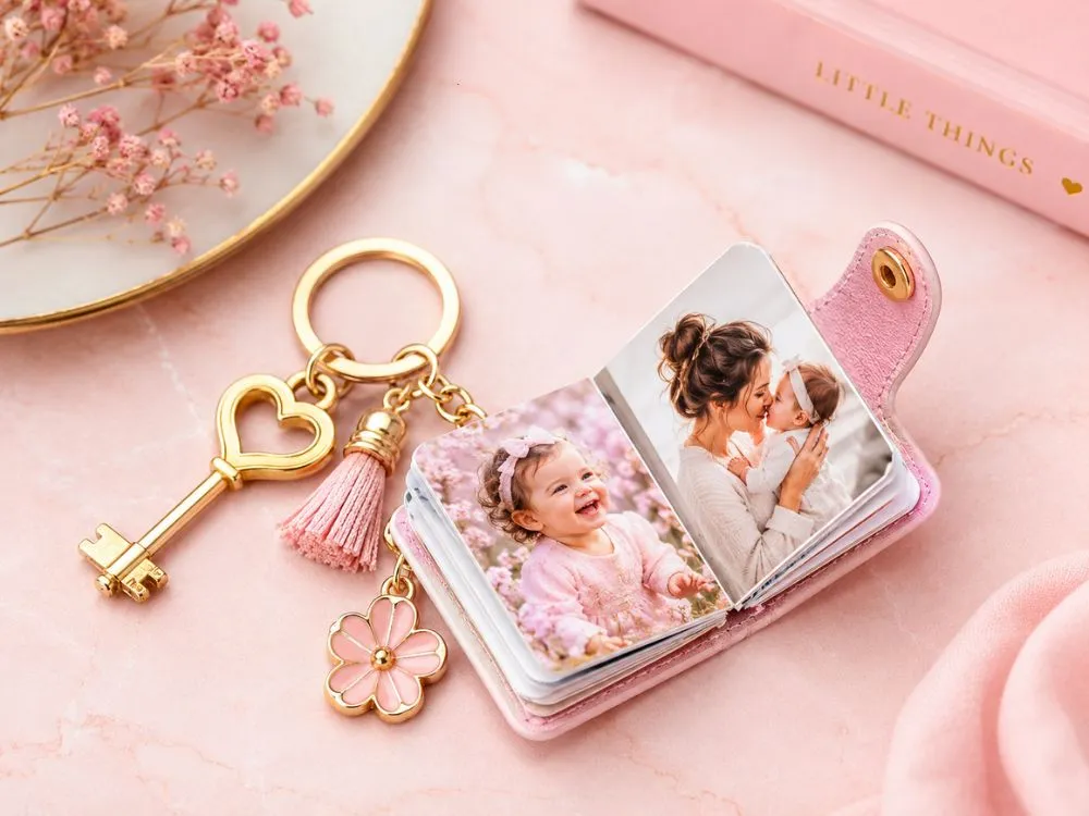 Mini Photo Album Keychain