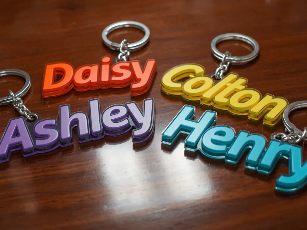 Name Keychains