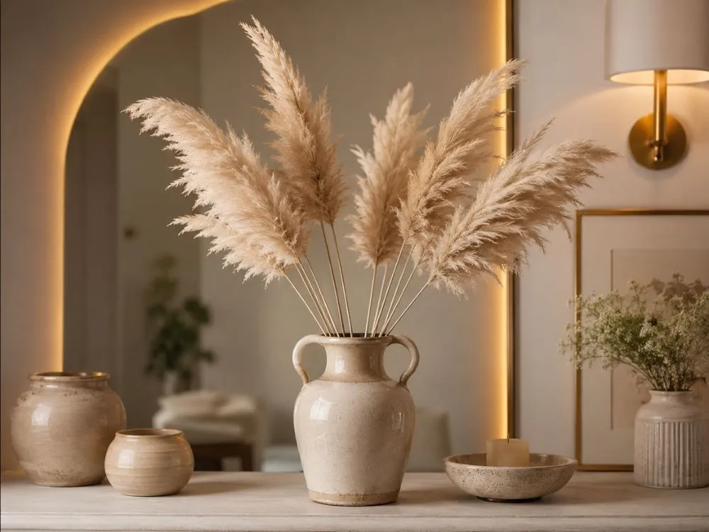 Neutral Tone Ceramic Jug Arrangement