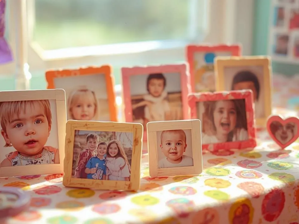 Popsicle Stick Photo Frames
