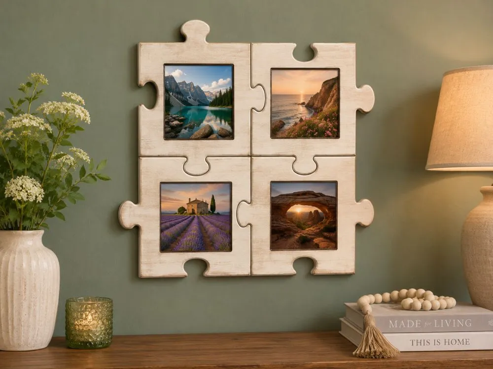 Puzzle Piece Picture Frame