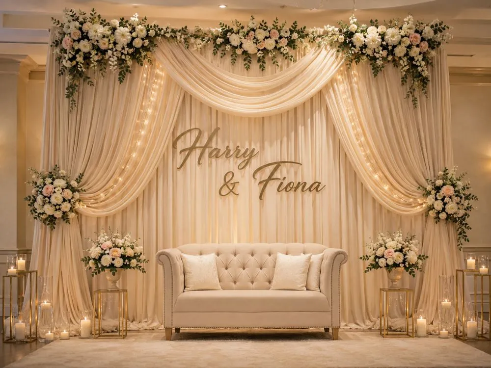 Reception Backdrop Panel