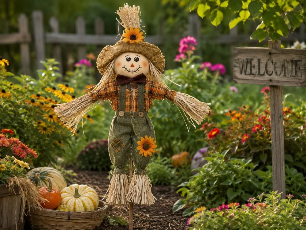 Rustic Scarecrow Decor