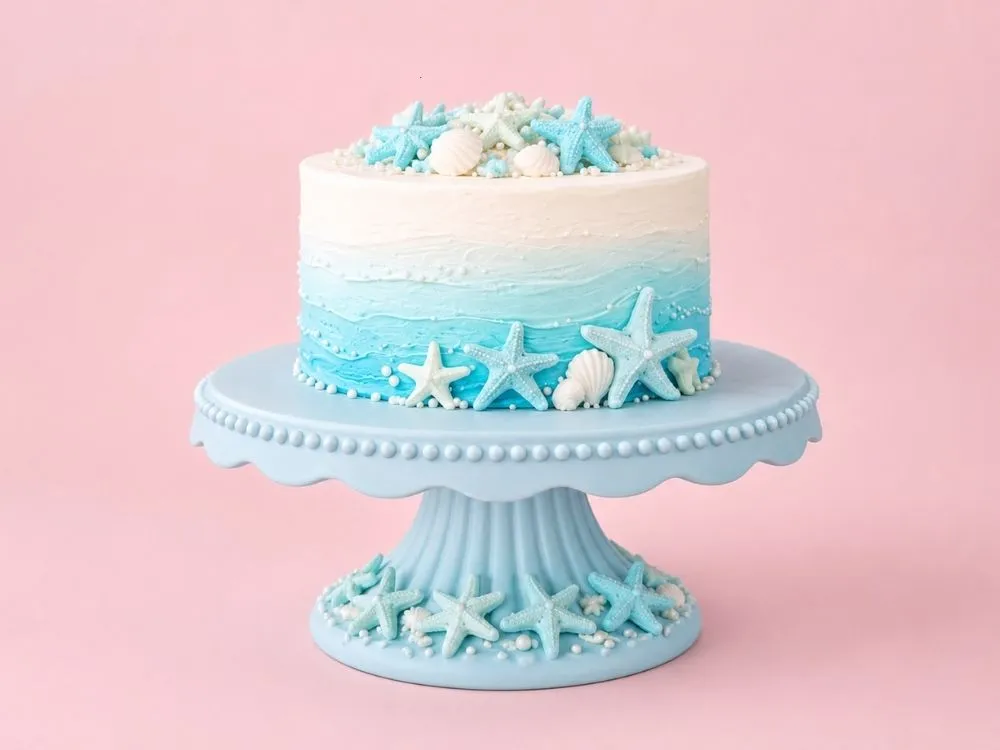 Seashell Cake Stand Accent