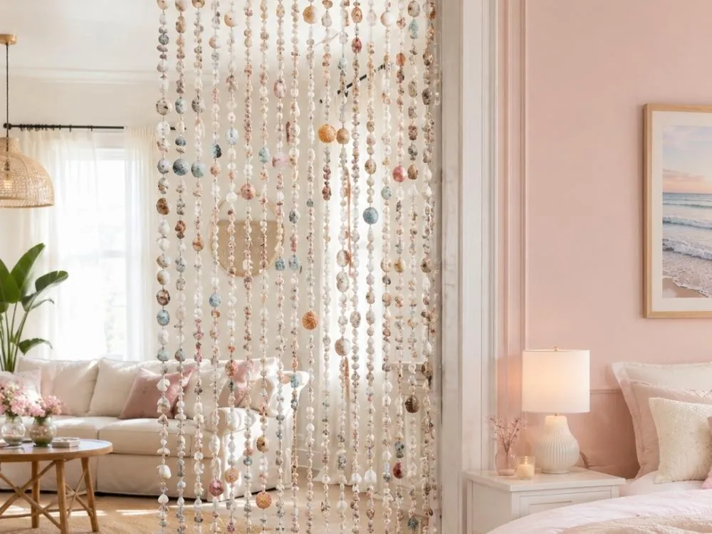 Seashell Hanging Room Divider