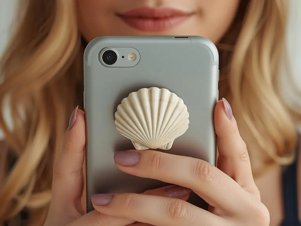 Seashell Phone Grip Topper