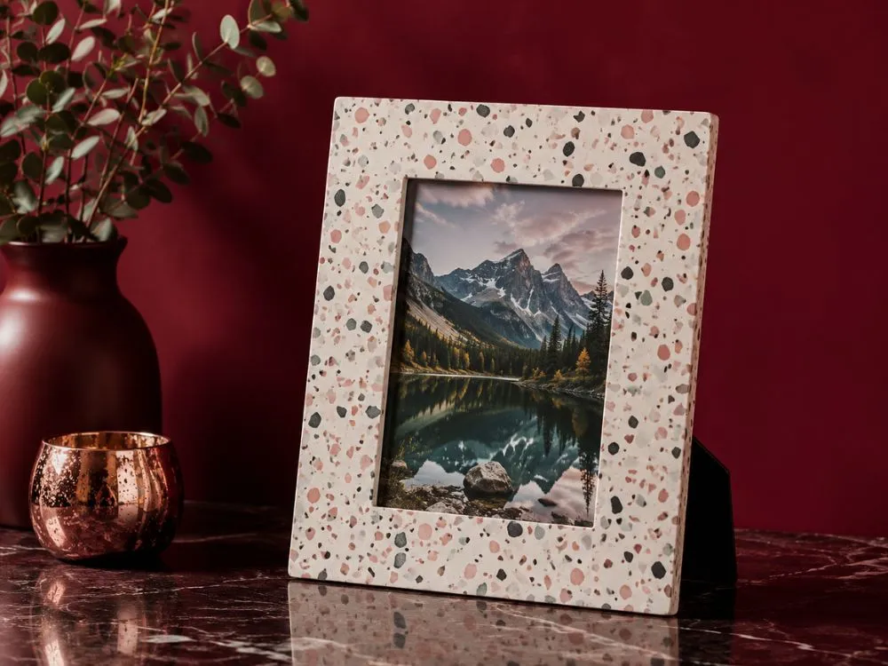 Terrazzo-Style Frame