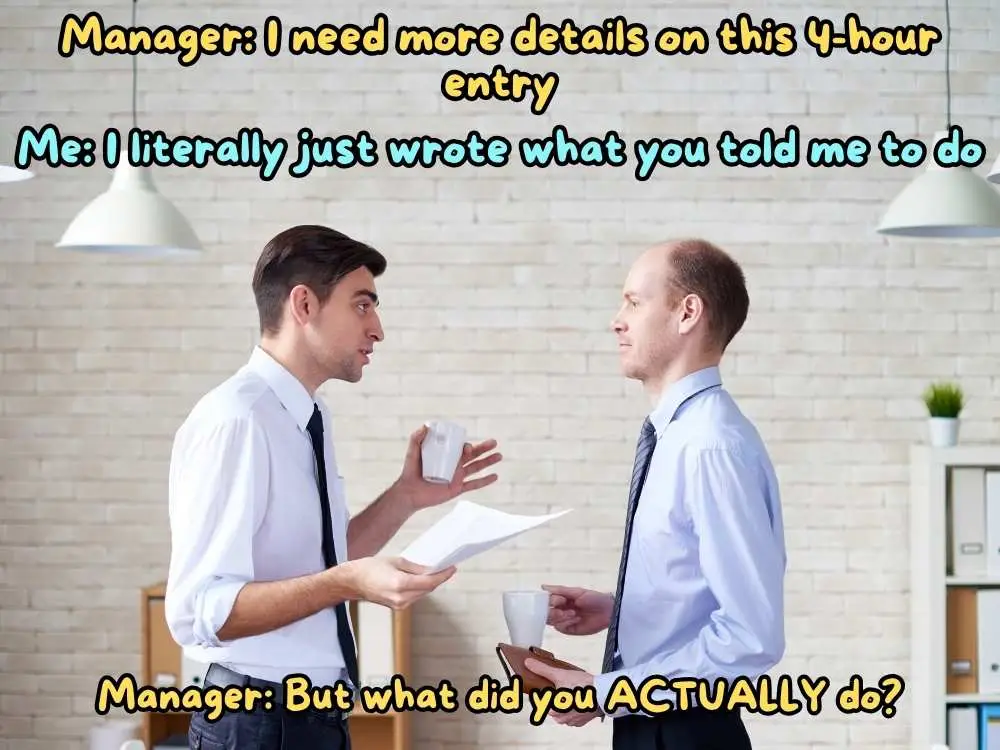 Timesheet Meme 22: The Approval Standoff