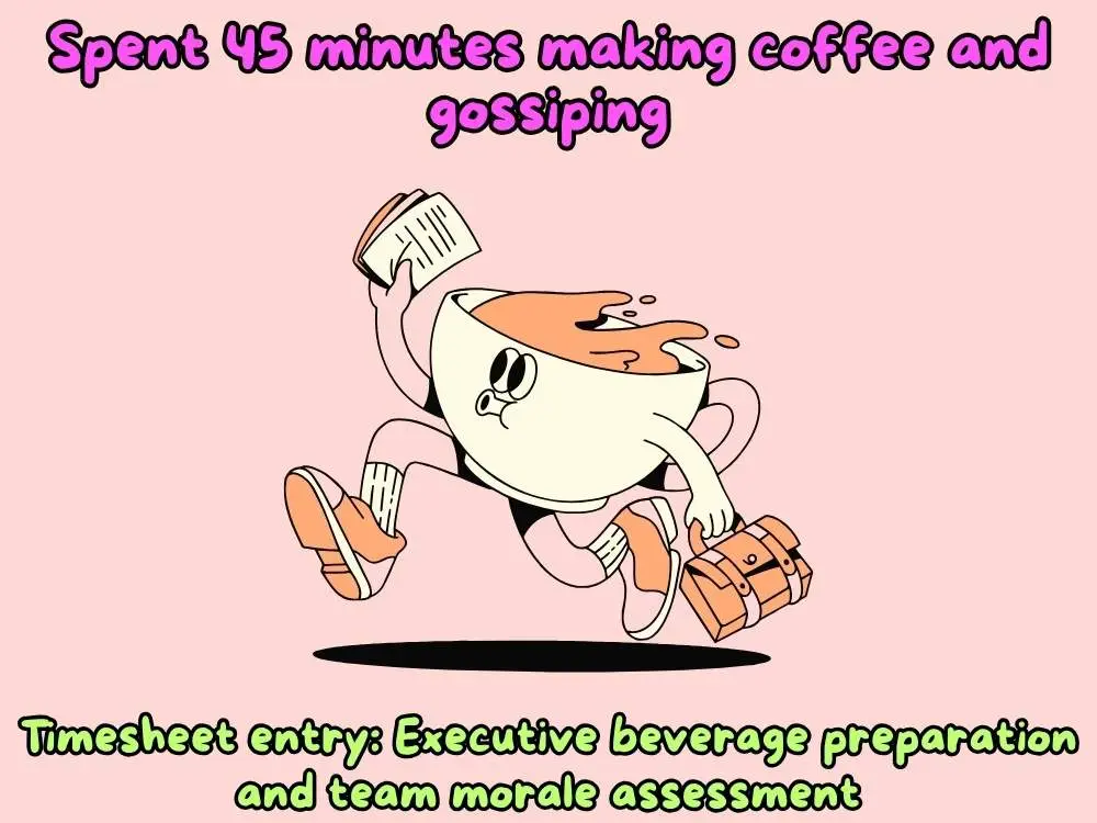 Timesheet Meme 14: The Coffee Break CEO