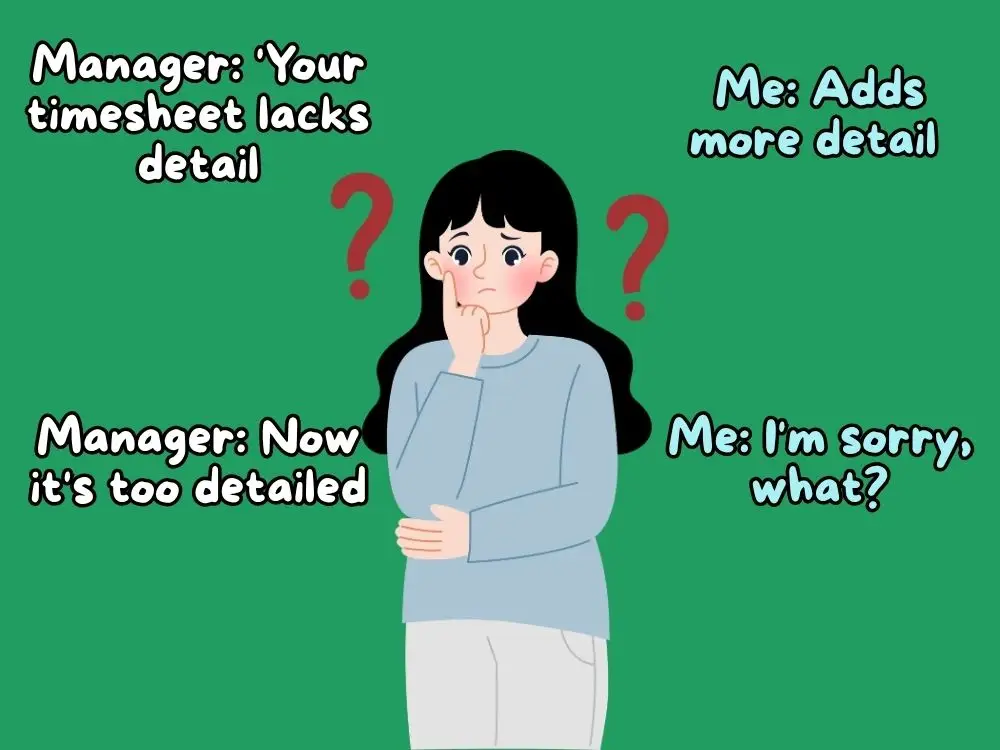 Timesheet Meme 30: The Feedback Loop