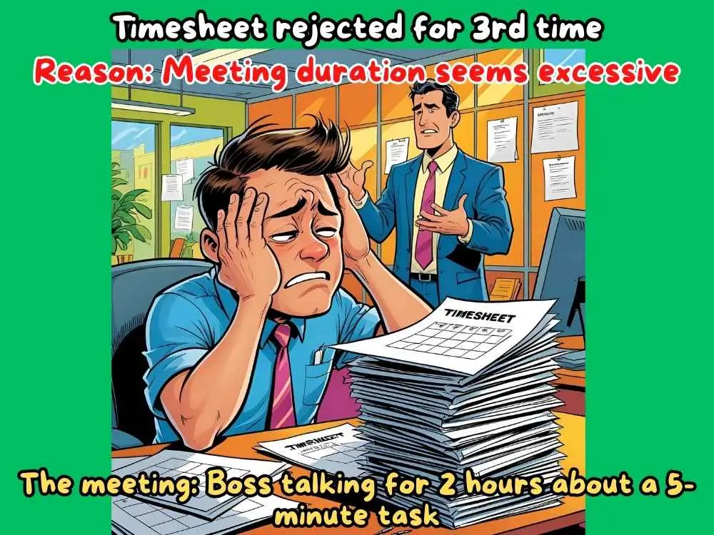 Timesheet Meme 23: The Rejection Ridiculous