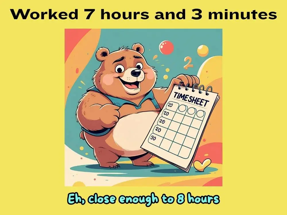 Timesheet Meme 8: The Rounding Robin