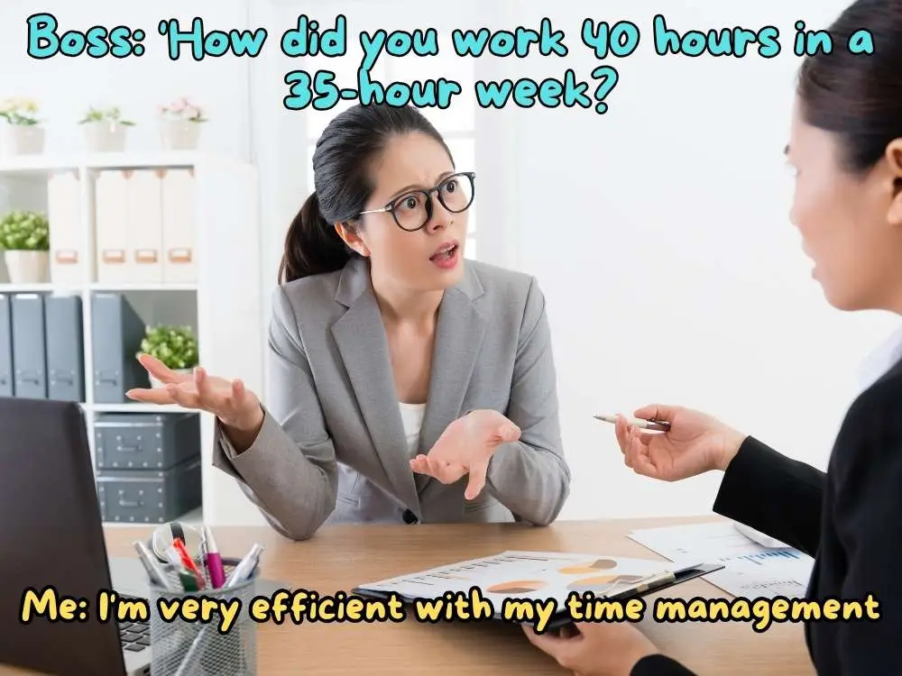 Timesheet Meme 12: The Time Bending Expert