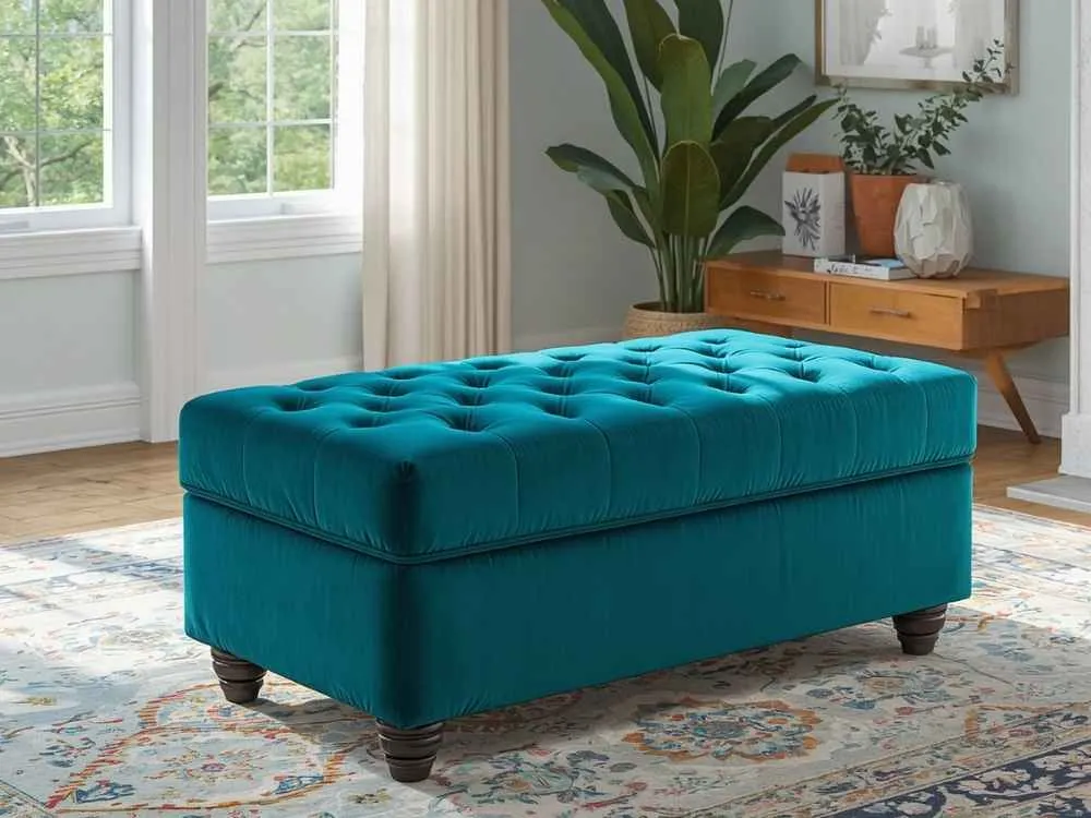 Tufted Storage Ottoman