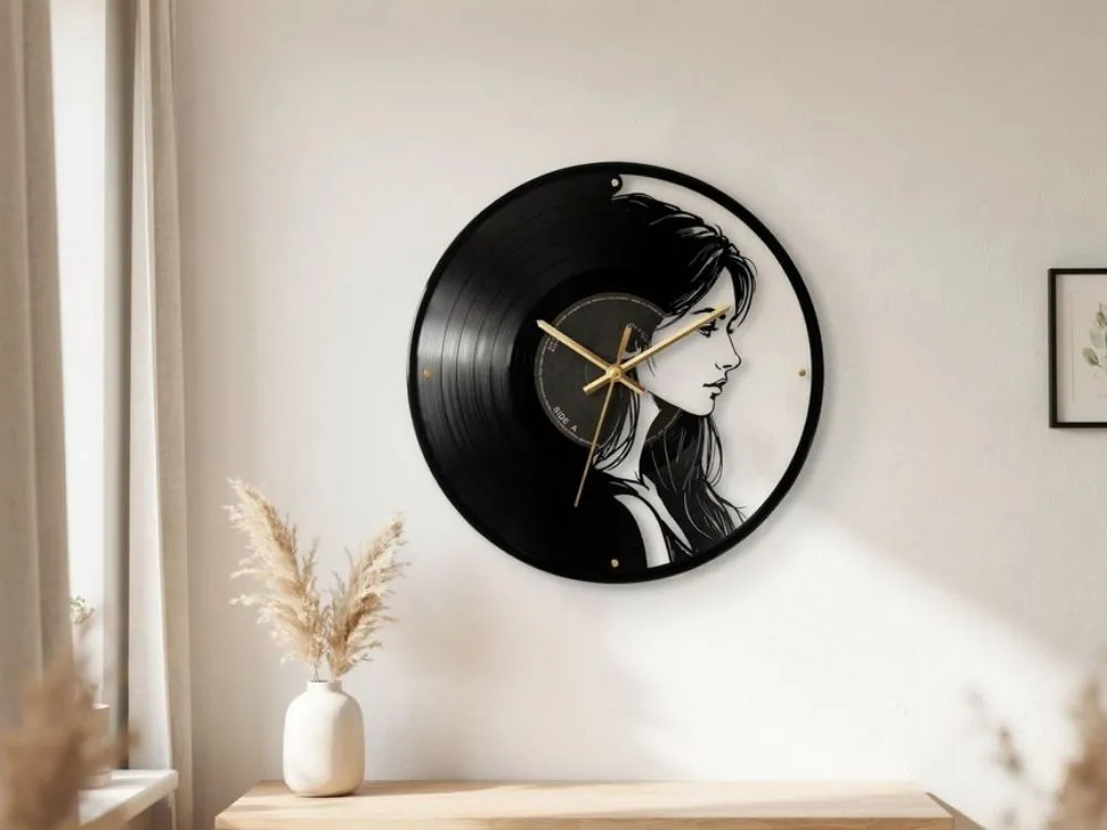 Vinyl Record Wall Clock
