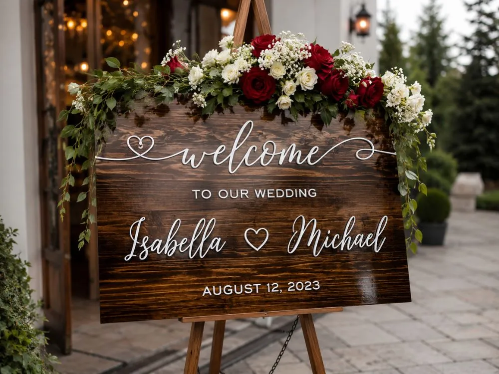 Wedding Welcome Sign