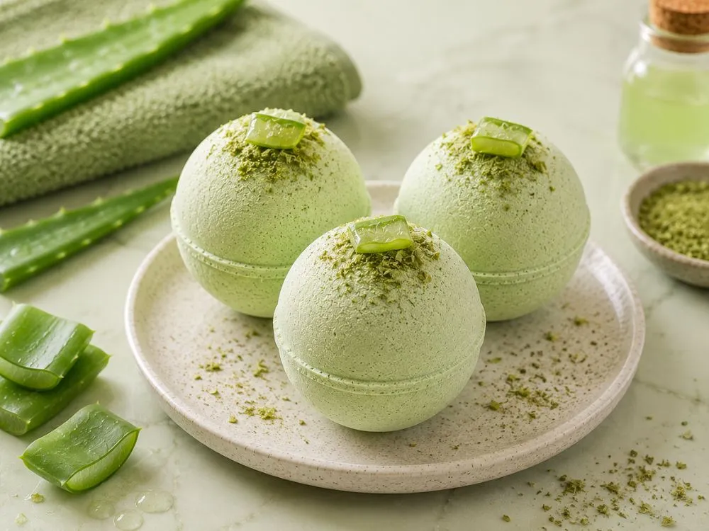 Aloe Vera Bath Bombs