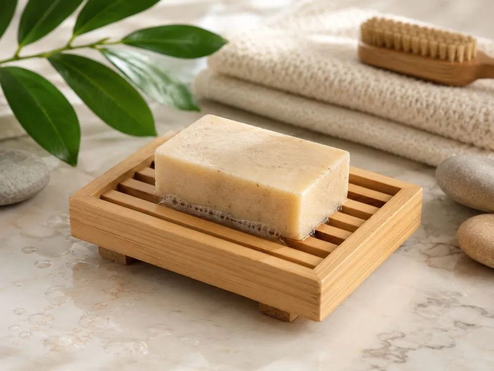 Bamboo Slatted Soap Dish