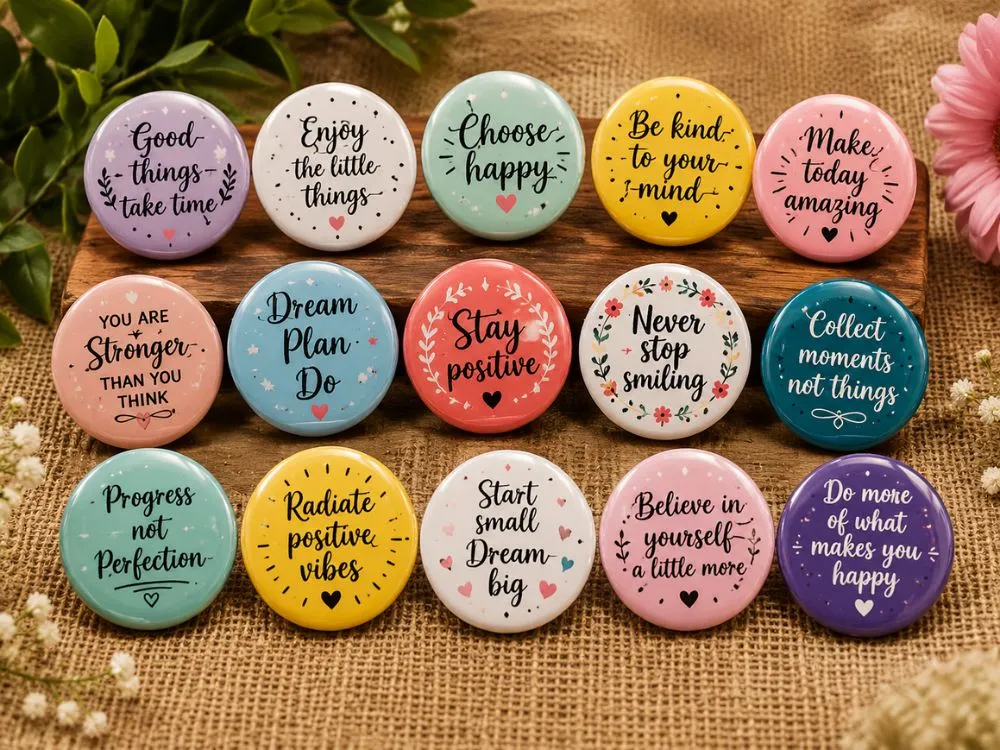 Button Quote Plaques