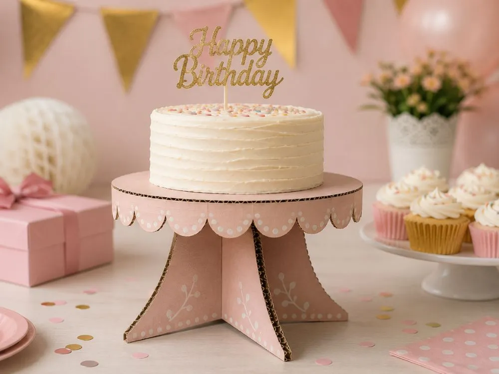 Cardboard Cake Stand