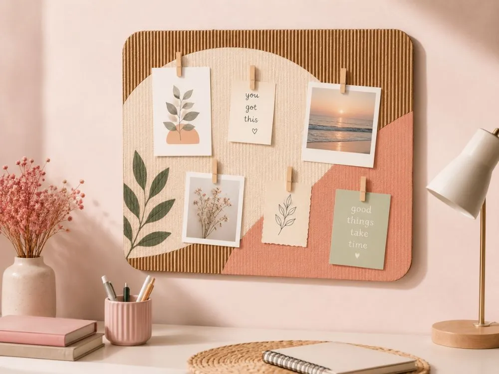 Cardboard Memo Board