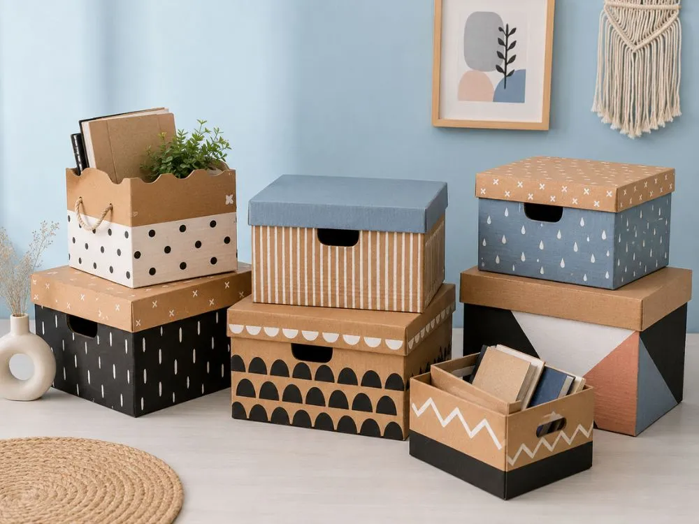 Cardboard Storage Boxes