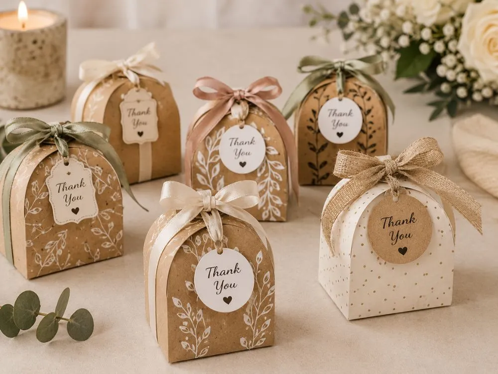 Cardboard Wedding Favor Boxes