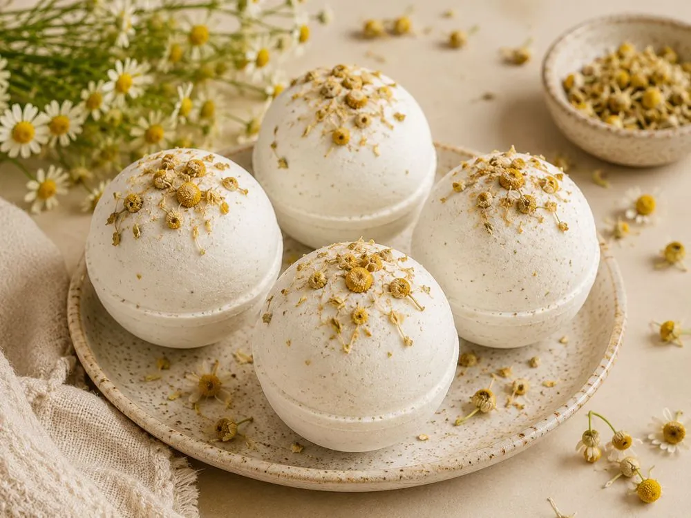 Chamomile Bath Bombs