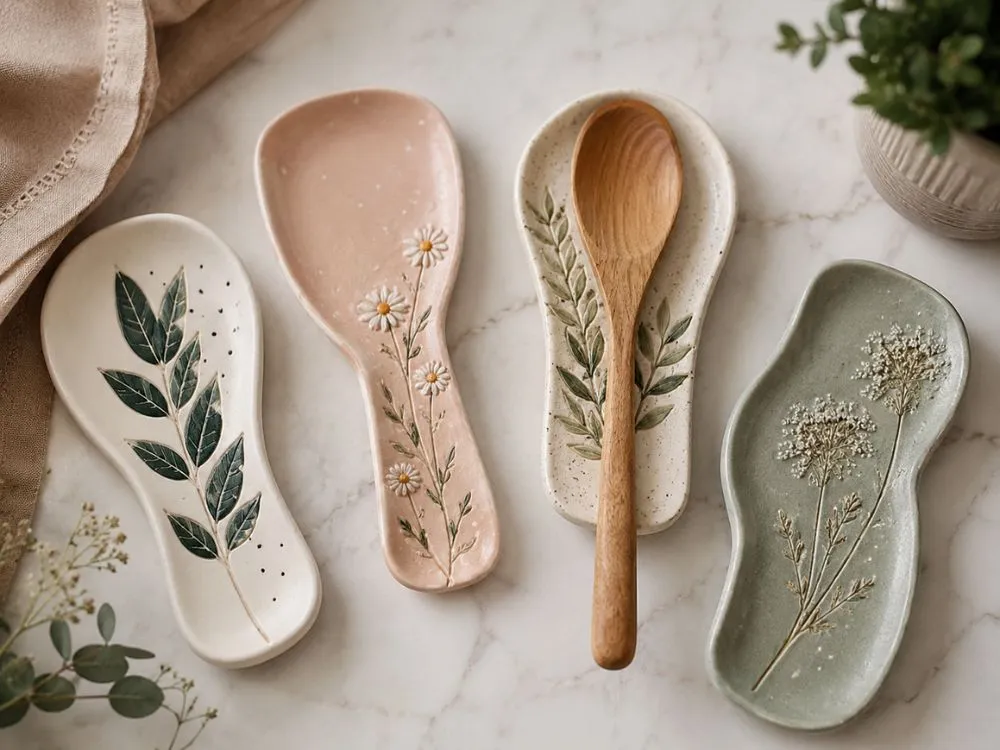 Clay Spoon Rests