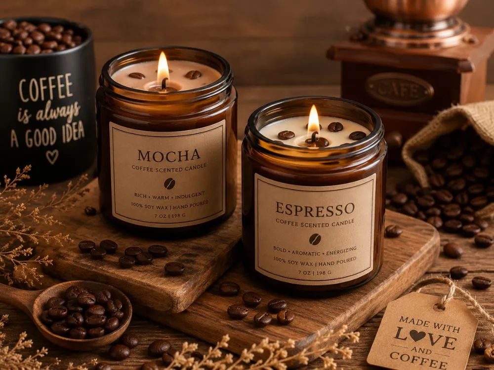 Coffee-Scented Candles